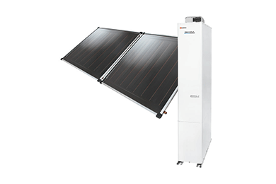 暖房機能の付いた熱源一体型ソーラーシステムを発売