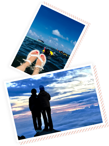 旅行中の写真を送ってください!