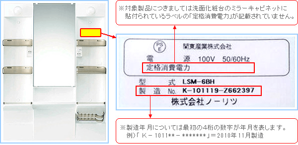 【対象製品の確認方法】