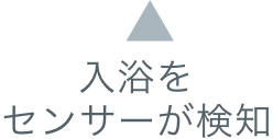 入浴をセンサーが完治