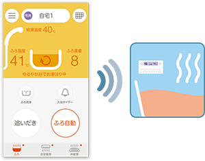 家の外からでもリモコン操作ができます