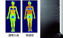 20個ノズルで微細なミストの保湿浴を実現