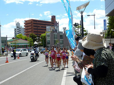 先頭集団 堀江選手