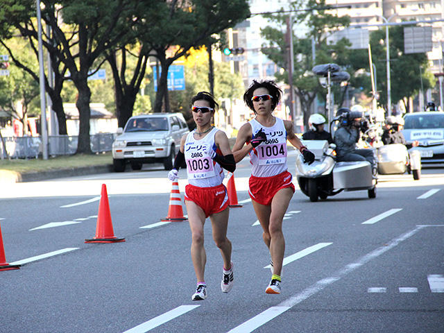 左 小﨑選手 右 堀江選手