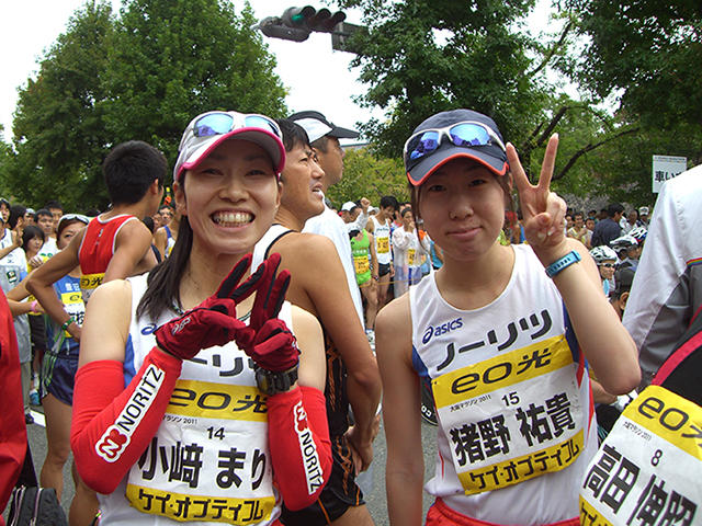 左 小﨑選手 右 猪野選手