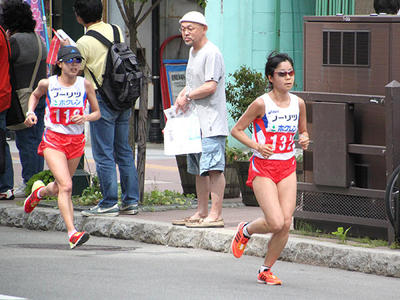 118　大内選手 132　津崎選手