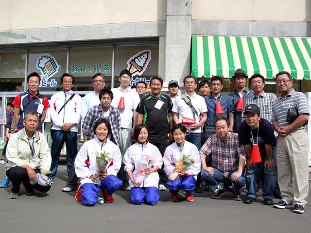 ノーリツ女子陸上競技部 後援会応援団