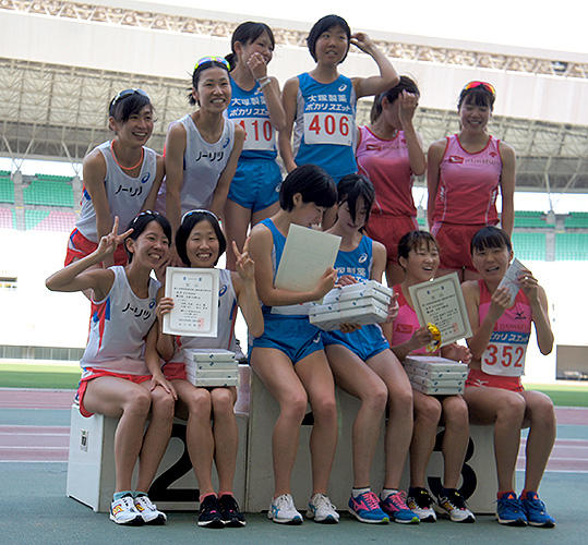 4×400mリレー表彰式