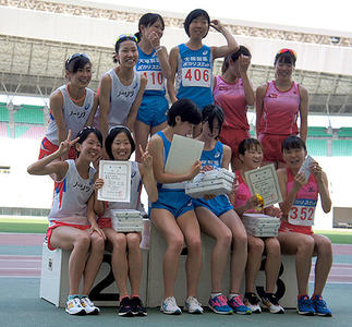 4×400mリレー表彰式