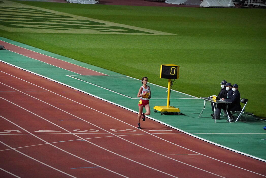 8位でフィニッシュ