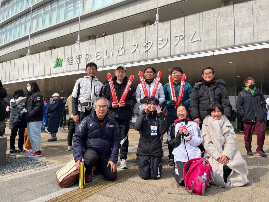 応援に駆けつけて下さった皆様との集合写真