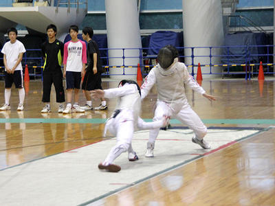 左側 菊池選手