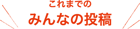 これまでのみんなの投稿